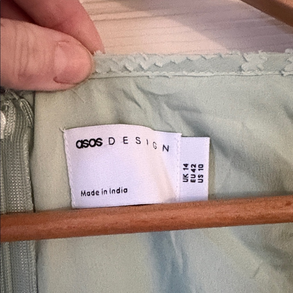 ASOS Mint Green Striped Maxi Dress - Picture 2 of 9